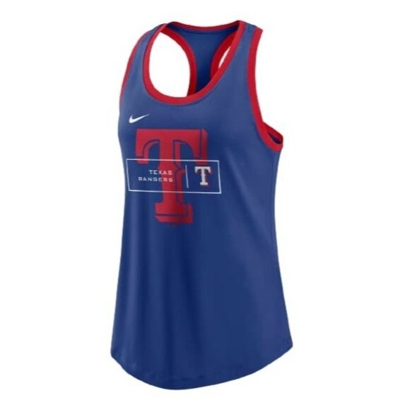 Nike Dri-FIT All Day MLB Texas Rangers Women's Size Medium Shirt Tank Top - Picture 1 of 7